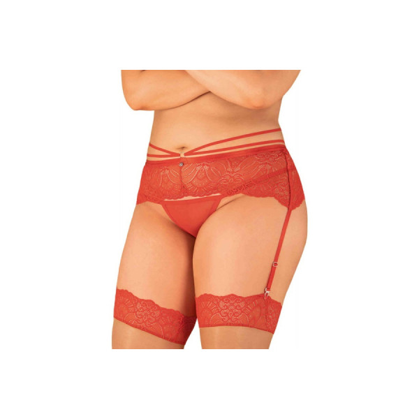 Loventy Porte-jarretelles - Rouge